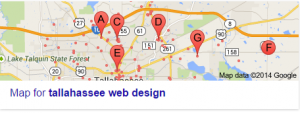Tallahassee Web Design - Google Maps
